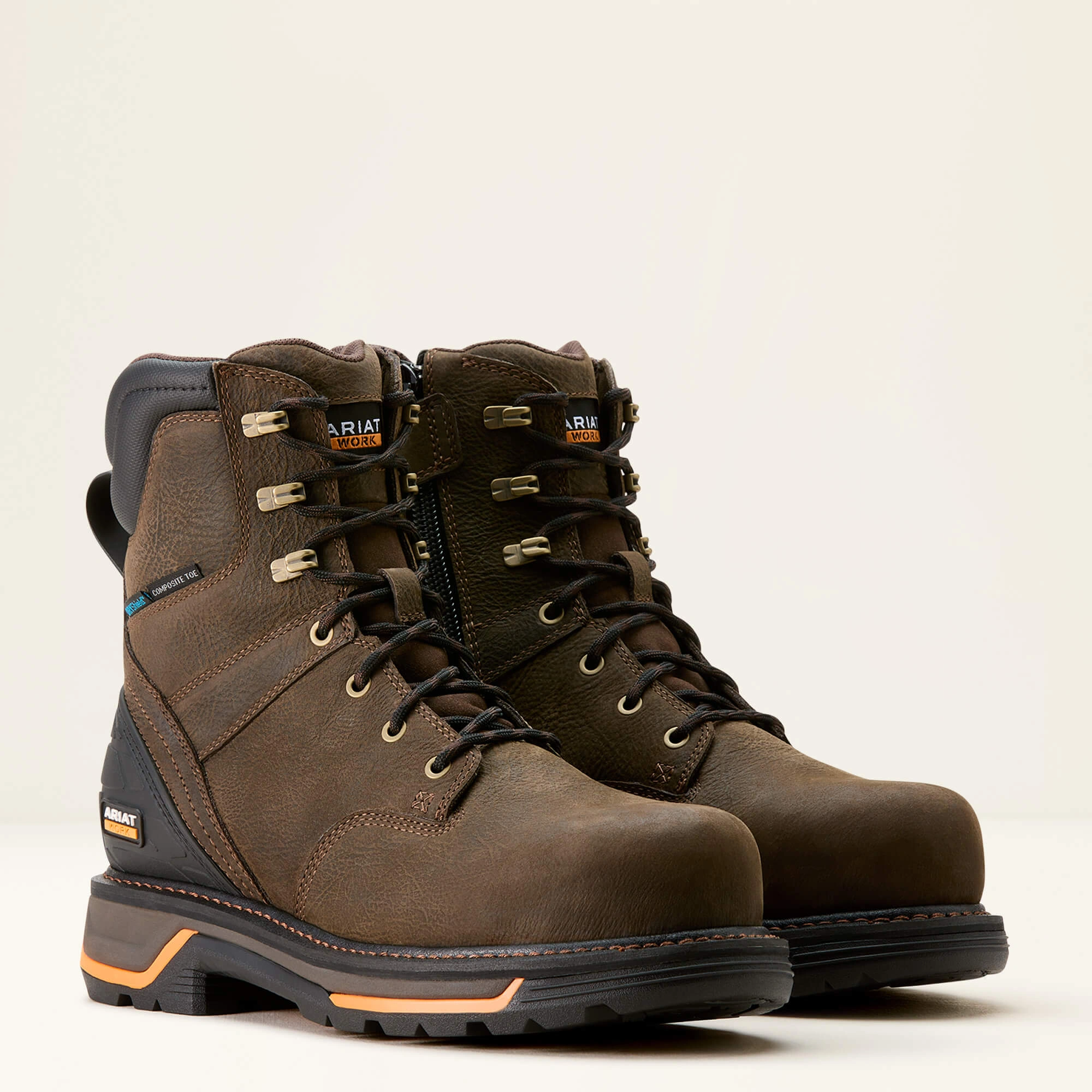 Ariat Big Rig: Rugged Coffee Boots – Built to Work Hard.